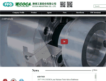 Tablet Screenshot of ecoca.com